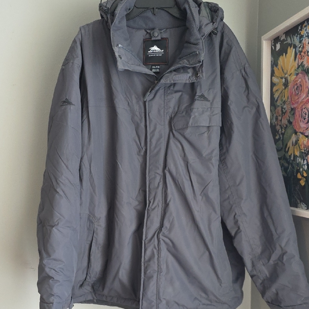 High Sierra Gray Winter Ski Jacket Size XXL
